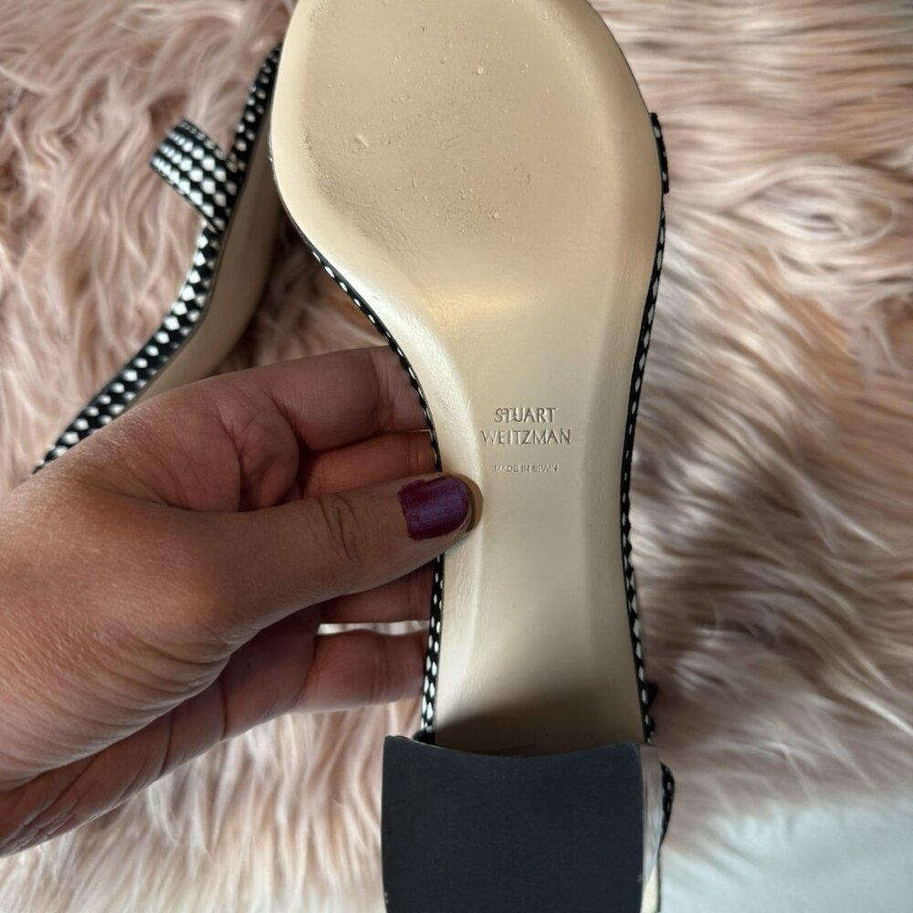 Stuart Weitzman Simple Block Heel Ankle Strap San… - image 5